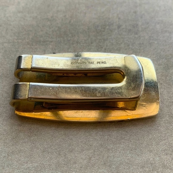 Anson “Stagecoach” Gold-Tone Money Clip 💵 - Picture 2 of 2